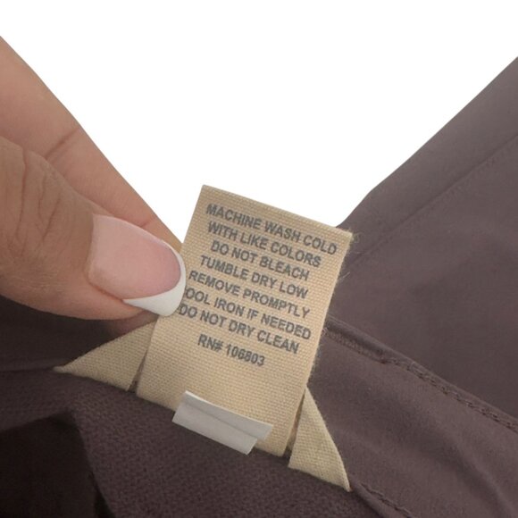 Duluth Trading Women Cargo Pants 14 X 31 Nylon Spandex Hiking Outdoor Travel - Picture 4 of 13